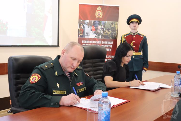 Новосибирский военный институт заключил соглашение о сотрудничестве с администрацией р.п. Краснообск