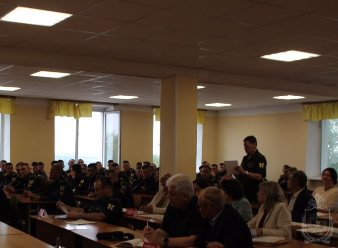Проведено расширенное заседание совета военно-научного общества курсантов