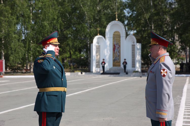 В Новосибирском военном институте   состоялся выпуск молодых офицеров