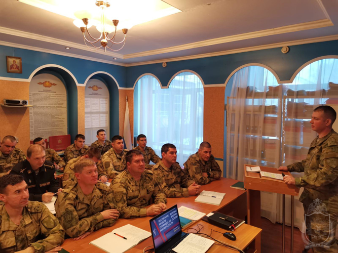 Проведен научный семинар с преподавателями  и инструкторами учебных воинских частей
