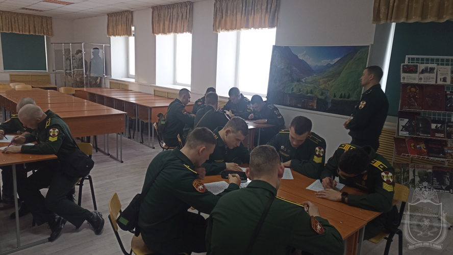 С курсантами проведена комплексная олимпиада