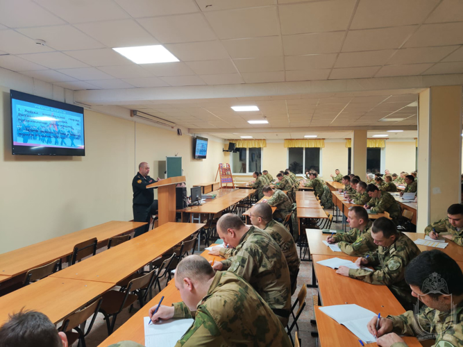 В Новосибирском военном институте начался зимний период подготовки