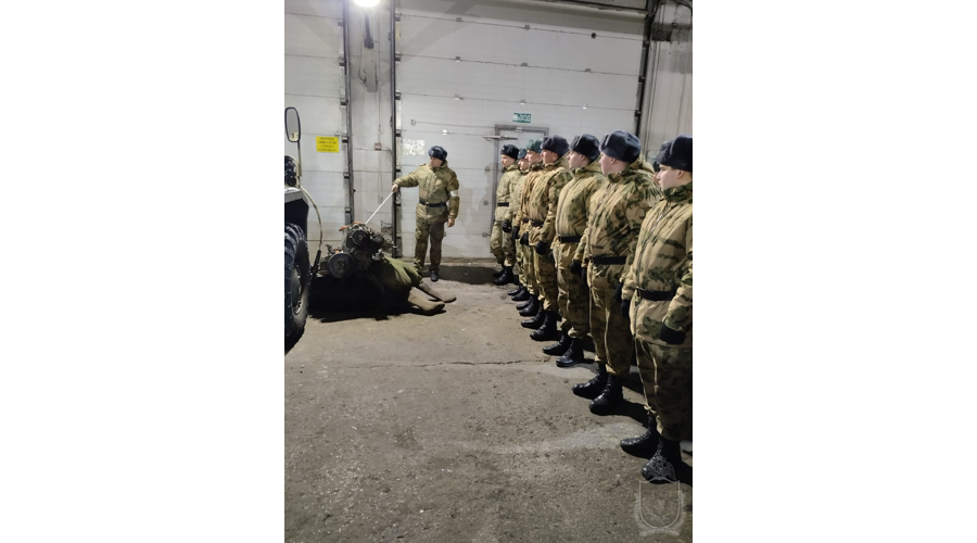 В Новосибирском военном институте начался зимний период подготовки