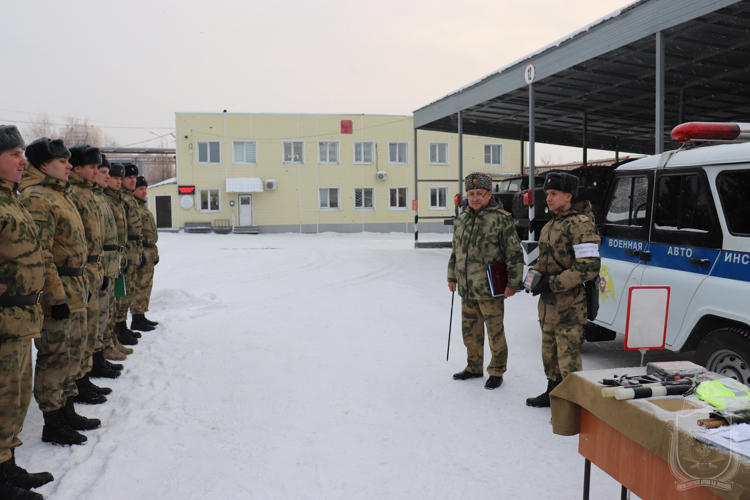 В Новосибирском военном институте начался зимний период подготовки