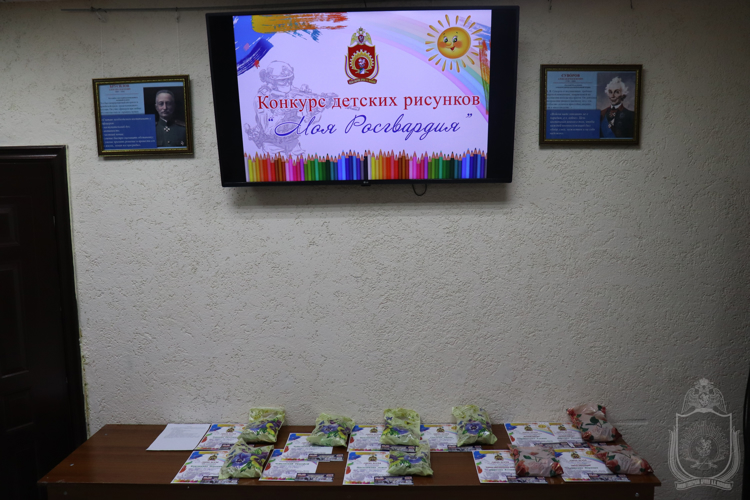 В военном институте прошел конкурс детского рисунка  «Моя Росгвардия»