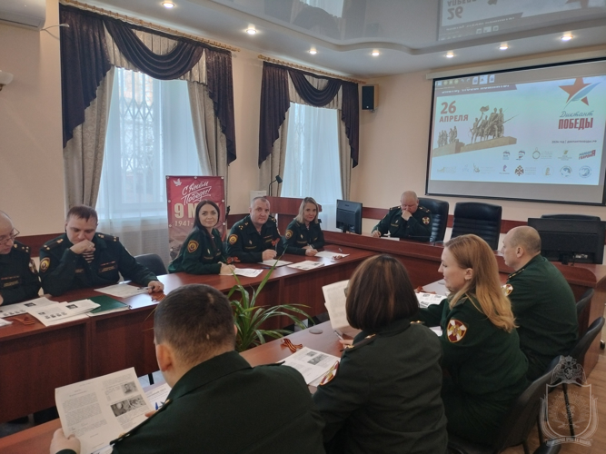 ВОЕННОСЛУЖАЩИЕ ВОЕННОГО ИНСТИТУТА ПРИНЯЛИ УЧАСТИЕ В ДИКТАНТЕ ПОБЕДЫ
