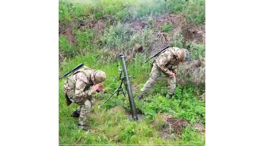 С курсантами военного института проведено дополнительное практическое занятие по управлению огнём артиллерии