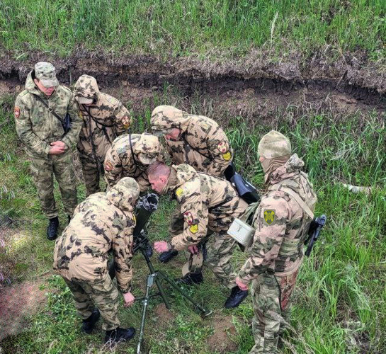 С курсантами военного института проведено дополнительное практическое занятие по управлению огнём артиллерии