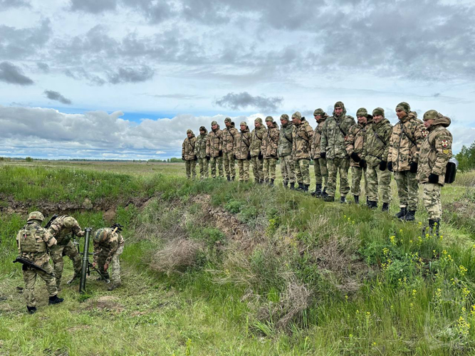 С курсантами военного института проведено дополнительное практическое занятие по управлению огнём артиллерии