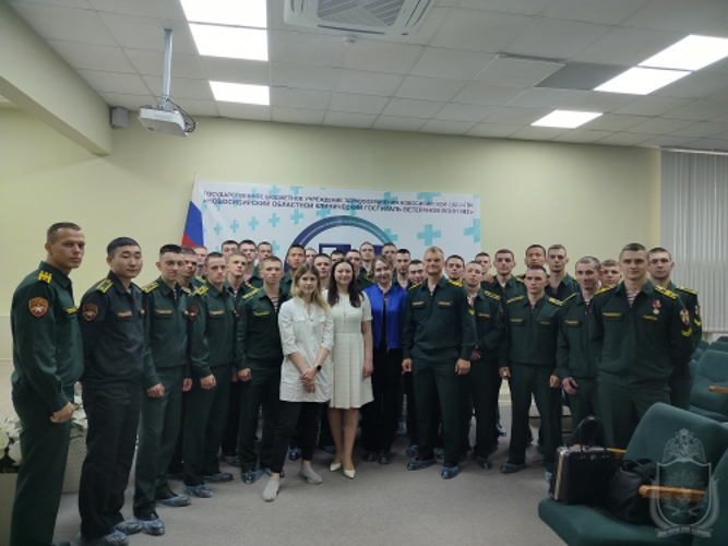 С курсантами военного института проведено практическое занятие  по психологии в военном госпитале
