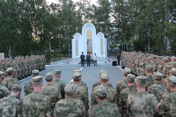 В военном институте провели акцию «Свеча памяти»