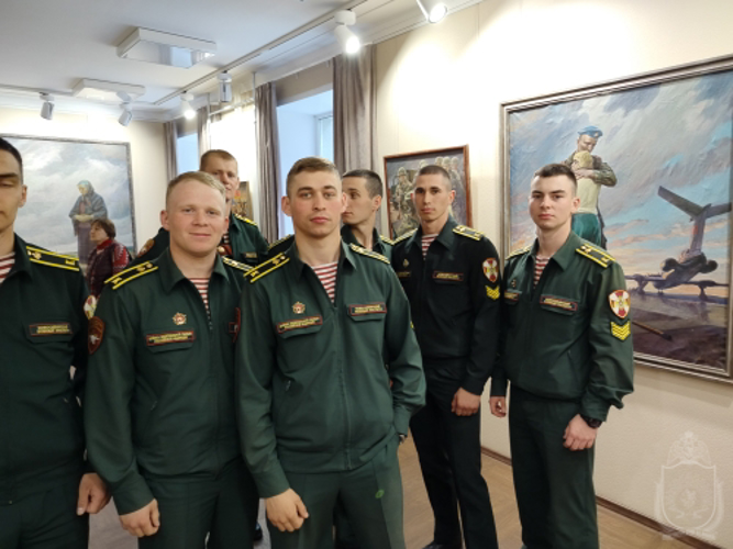 Курсанты военно-научного общества приняли участие в межвузовской научно-просветительской конференции, посвящённой академической живописи XIX века