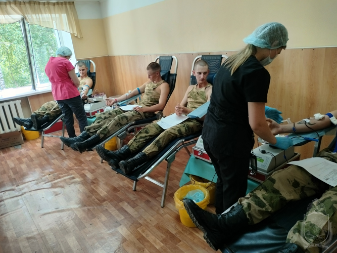 В Новосибирском военном институте провели донорскую акцию «От сердца к сердцу»