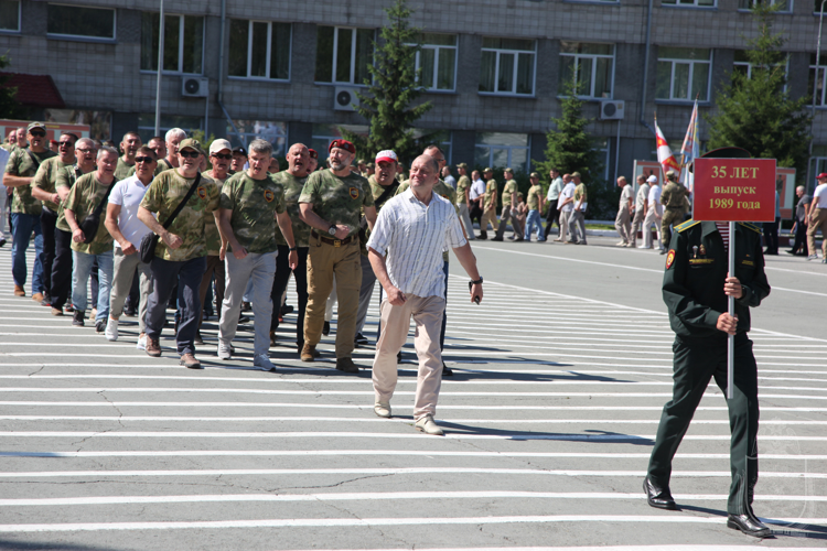 6 июля на территории Новосибирского военного института проведена встреча выпускников 1978, 1979, 1984, 1989, 1994, 1999, 2004 и 2009 годов