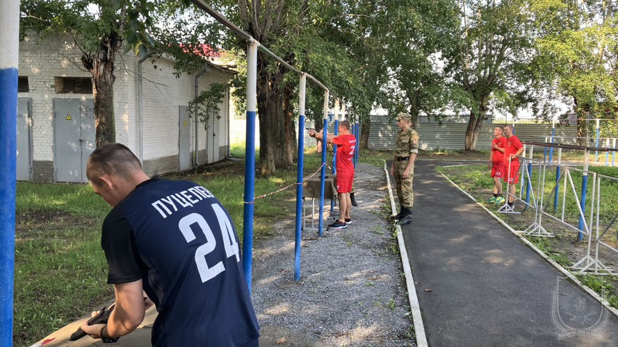 В военном институте проводился спортивный праздник посвящённый «Дню физкультурника»
