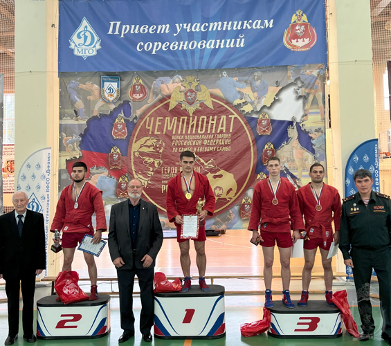 Сборная команда военного института выступила на Чемпионате войск национальной гвардии по самбо на Кубок Героя России генерал-полковника Анатолия Романова