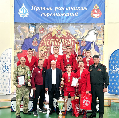 Сборная команда военного института выступила на Чемпионате войск национальной гвардии по самбо на Кубок Героя России генерал-полковника Анатолия Романова