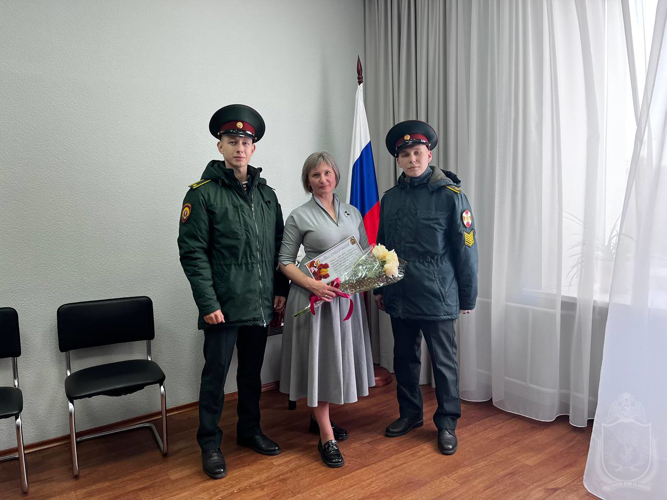 Новосибирский военный институт войск национальной гвардии принял участие в Дне учителя