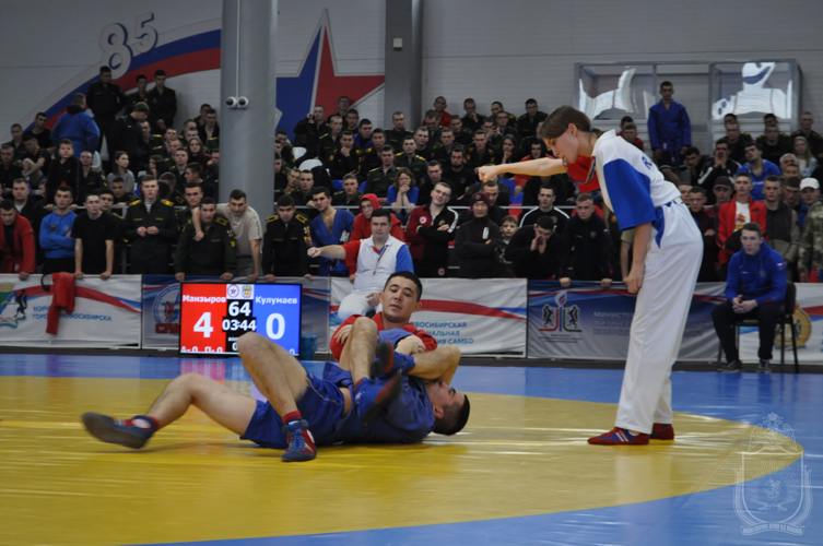 В Сибирской Академии самбо прошёл Чемпионат военного института по самбо и боевому самбо