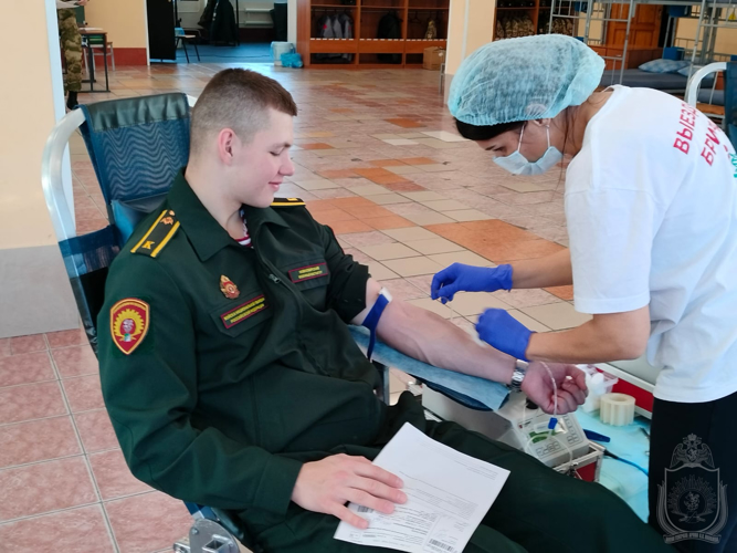 В Новосибирском военном институте провели донорскую акцию «От сердца к сердцу»