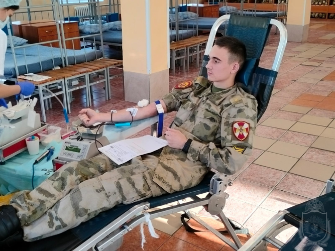 В Новосибирском военном институте провели донорскую акцию «От сердца к сердцу»