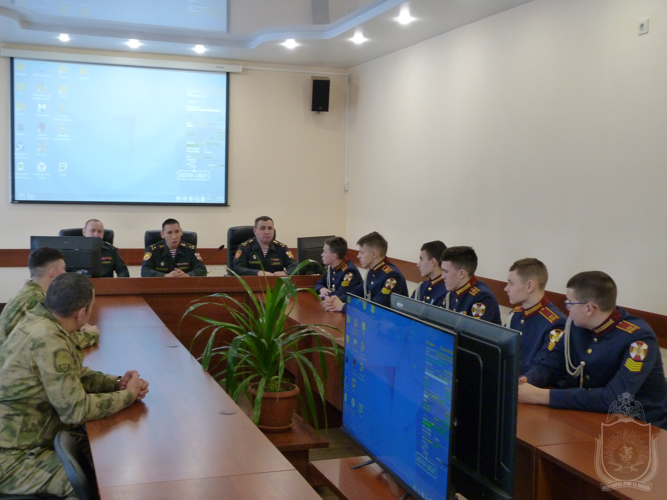 Военный институт посетили кадеты Пермского президентского кадетского училища