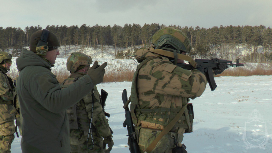 С офицерами военного института проведены учебно-методические сборы по тактико-огневой подготовке