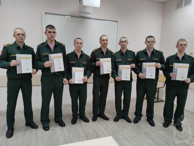 Курсанты военного института стали призерами межвузовского конкурса