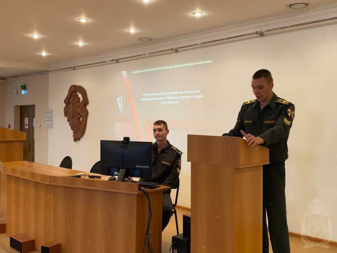 Курсанты военного института приняли участие во всероссийской конференции