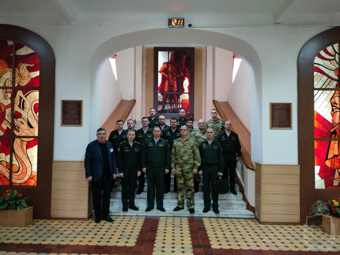 В военном институте проведены учебно-методические сборы с руководителями групп военно-политической работы
