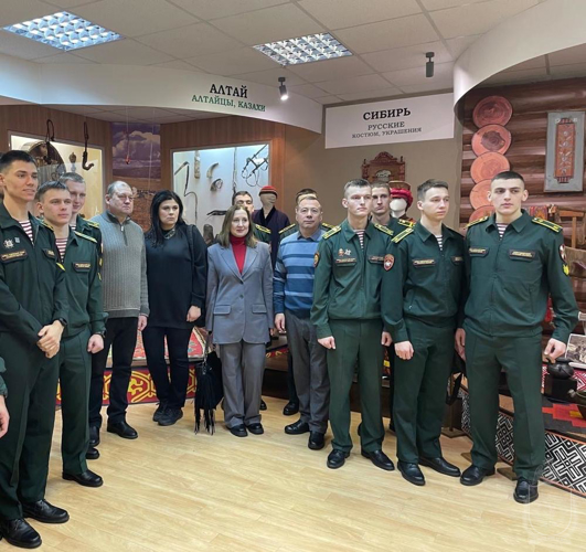 Курсанты военного института посетили музей истории и культуры народов Сибири и Дальнего Востока