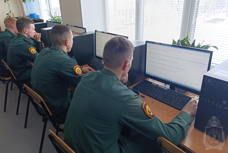 С курсантами военно-научного общества проведена олимпиада