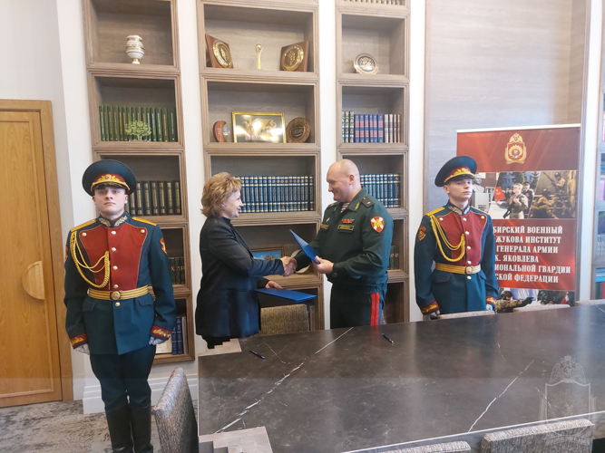Военный институт подписал соглашение о сотрудничестве с Государственной публичной научно-технической библиотекой СО РАН