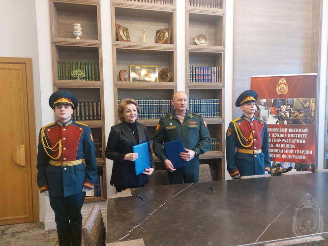 Военный институт подписал соглашение о сотрудничестве с Государственной публичной научно-технической библиотекой СО РАН