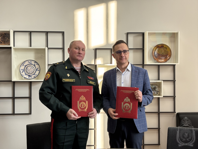 Новосибирский военный институт и Краеведческий музей г. Новосибирск подписали соглашение о сотрудничестве