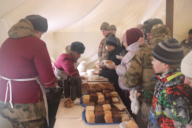 В Новосибирском военном институте проводили зиму