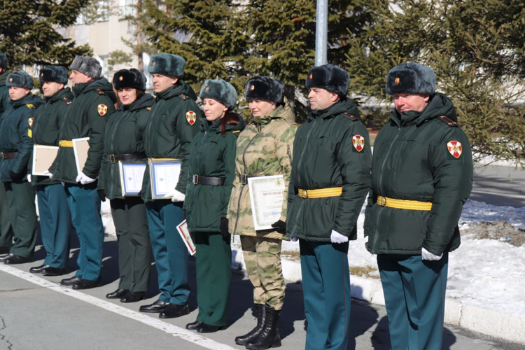  В Новосибирском военном институте  отметили День войск национальной гвардии