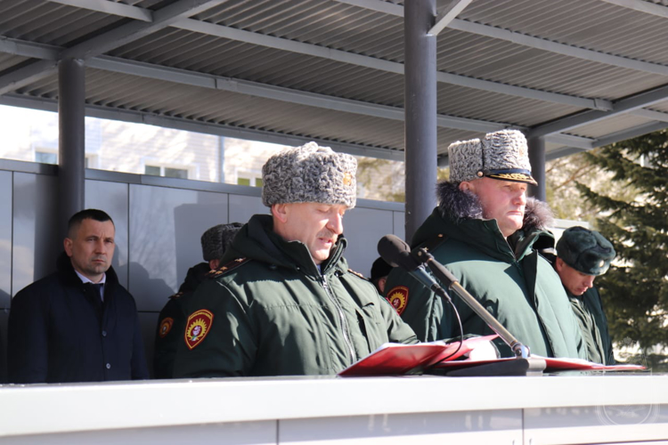  В Новосибирском военном институте  отметили День войск национальной гвардии