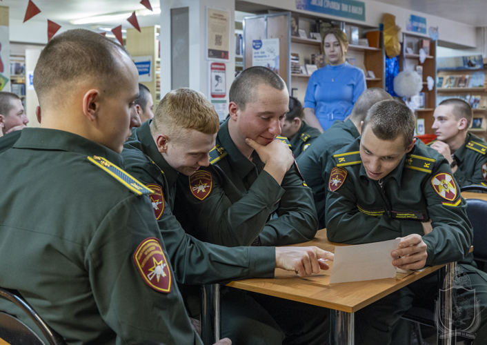 Курсанты военного института приняли участие в интеллектуальной игре «Русский ‒ значит Герой»