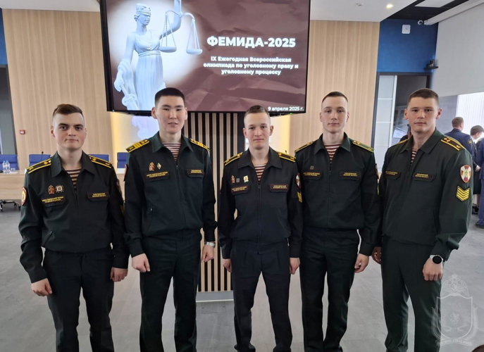 Команда курсантов военного института победила во всероссийской олимпиаде