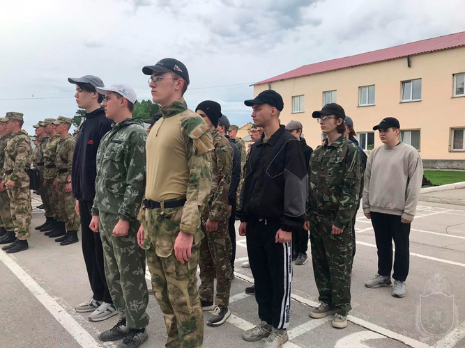В учебном центре НВИ проведены учебные сборы со студентами