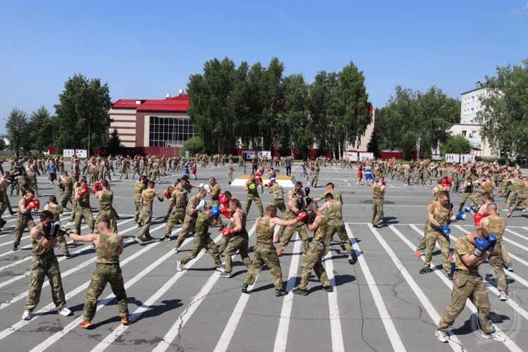 В Новосибирском военном институте провели мастер-класс по боксу
