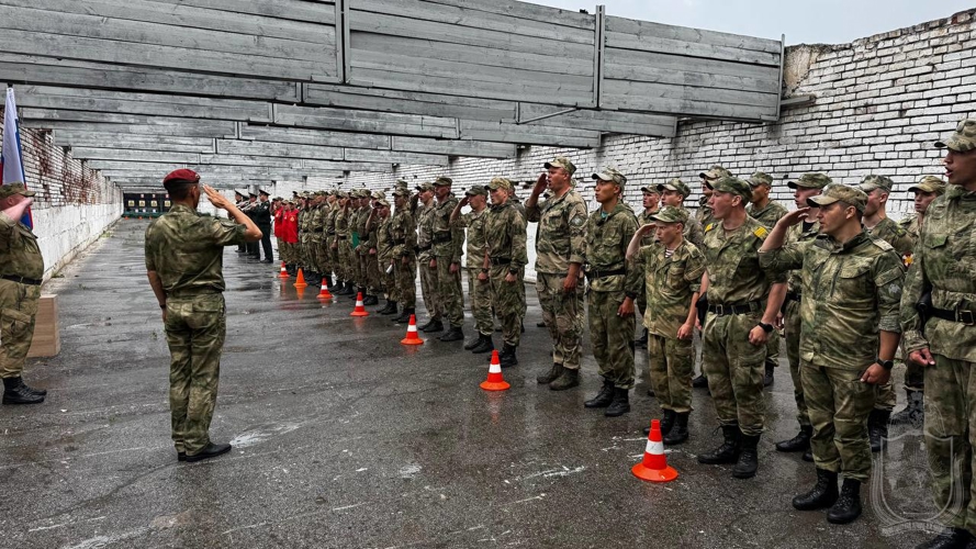 В военном институте прошел чемпионат по служебному биатлону