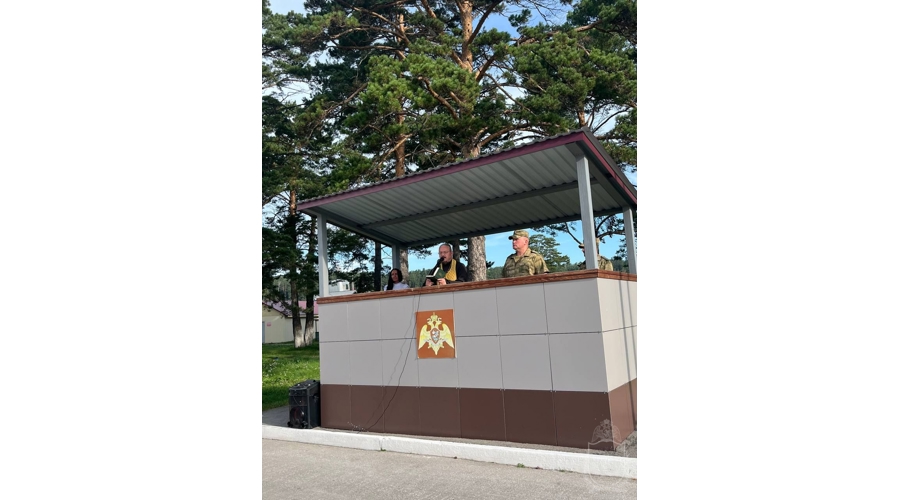 В военном институте первокурсники встретили начало нового учебного года