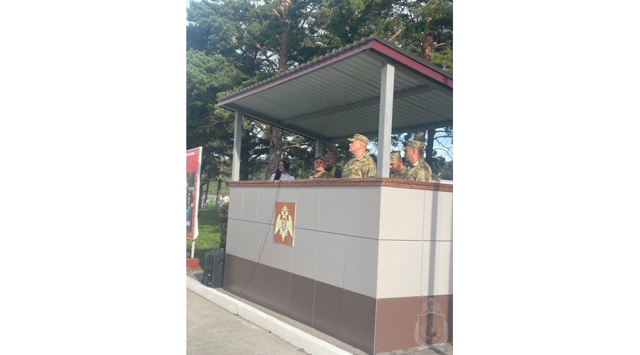 В военном институте первокурсники встретили начало нового учебного года