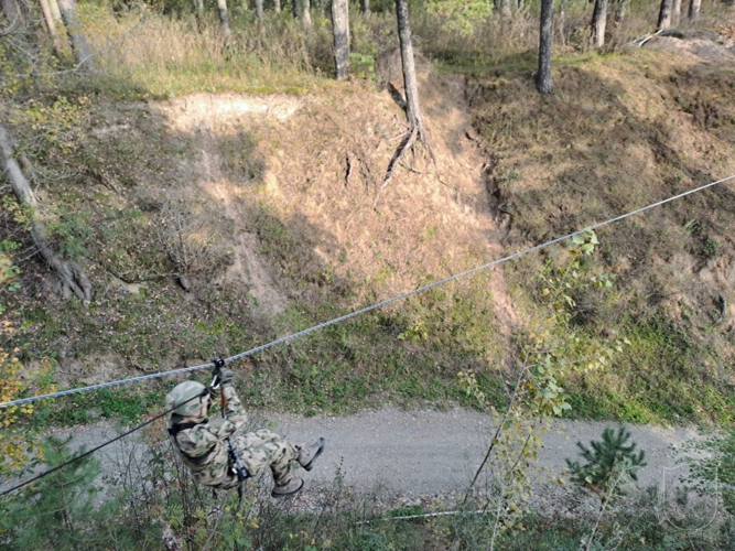 В военном институте проведены занятия по горной подготовке