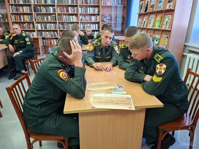 Курсанты военного института приняли участие в интеллектуальной игре 