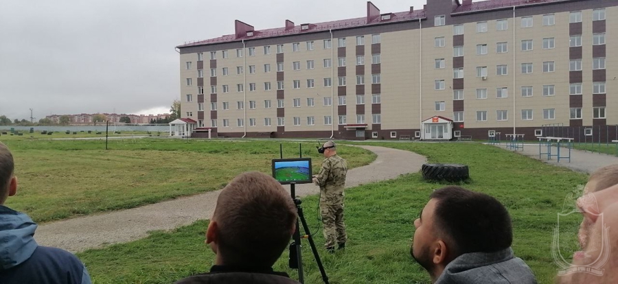 В военном институте проведены занятия по применению беспилотных воздушных судов