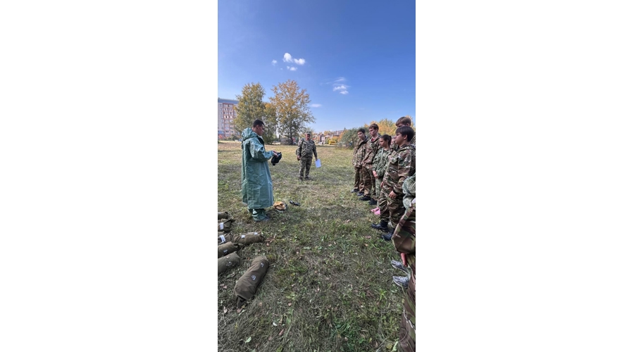 Курсанты военного института приняли участие в проведении полевой игры