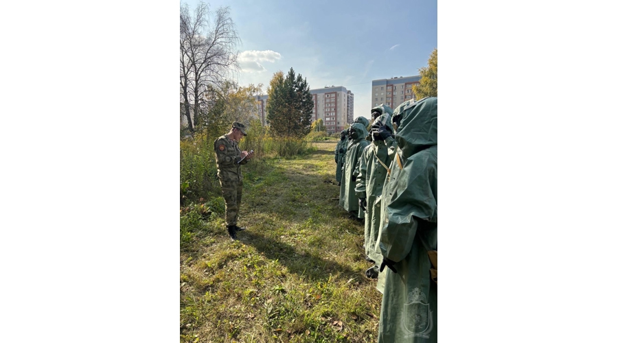 Курсанты военного института приняли участие в проведении полевой игры